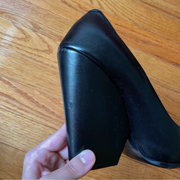 Celine A/W 2012 Phoebe Philo Black Wedge Pumps - Picture 3 of 4